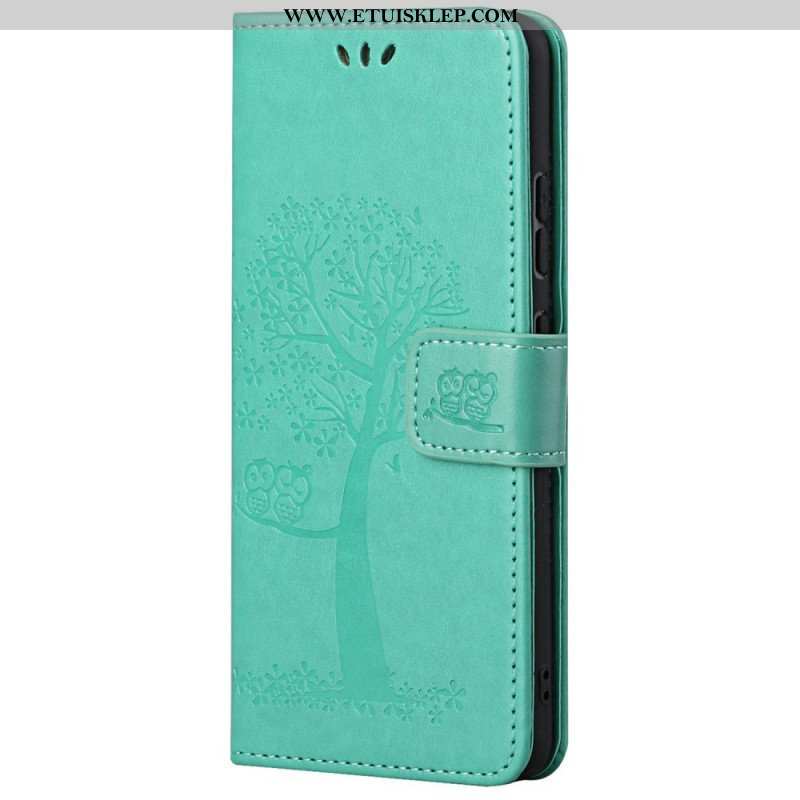 Etui Folio do Samsung Galaxy M23 5G Sowa Drzewo